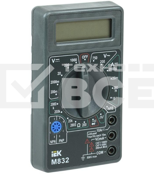 Мультиметр Iek TMD-2S-832 цифровойUniversal M832 IEK