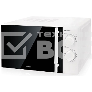 Микроволновая печь BBK 20MWS-771M/WM белый, 20 л, 700 Вт, поворотный механизм