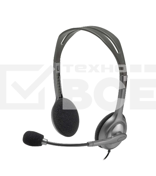 Гарнитура Logitech Headset H110 grey (981-000472/981-000271)