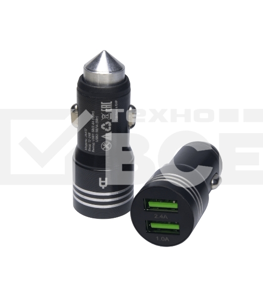 Автомобильное зарядное устройство Alteracs 2xUSB JAA12