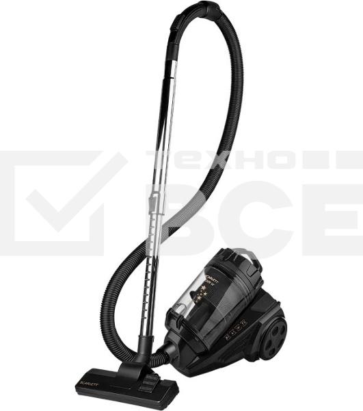 Пылесос Scarlett SC-VC80C307 черный, 450/2200 Вт, уборка сухая, пылесборник контейнер 3 л