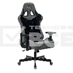 Кресло игровое Бюрократ VIKING 7 KNIGHT B FABRIC черный текстиль/эко.кожа крестовина металл/пластик, фото48
