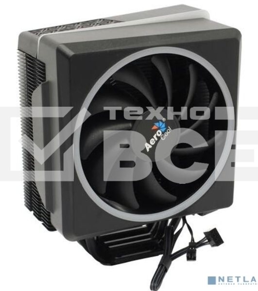 Кулер для процессора Aerocool / Formula Cylon 4 черный, 120 мм, алюминий, 1800 об/мин, 26 дБ, 4 pin, 145 Вт, 160 мм