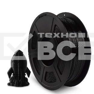 Филамент NVPRINT PETG Black для 3D печати диаметр 1.75мм  длина 330 метров  масса 1 кг