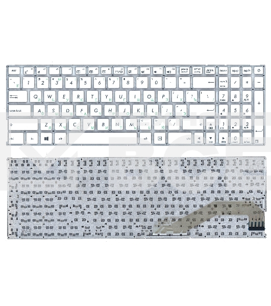 Клавиатура для ноутбука Asus X540 X540L X540LA X540CA X540SA белый