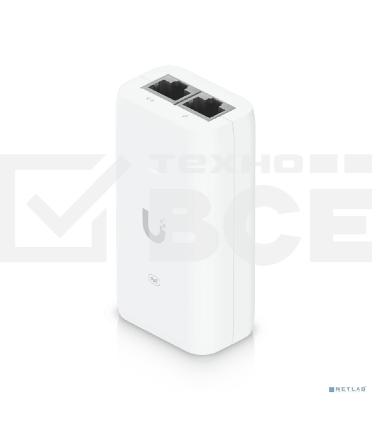 Блок питания для сетевого устройства Ubiquiti U-POE PoE Adapter (15W) мощностью до 15 Вт