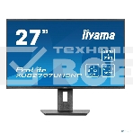 Монитор 27' Iiyama ProLite XUB2797UHSNP-B1 IPS 3840x2160, 60 Гц, 4 мс, 16:9, 350 кд/м², HDMI 2.0, DP 1.2, 3.5 Jack, USB-C (96 Вт), USB Hub (3x USB 3.0), Ethernet, динамики (2x2 Вт), черный, фото3