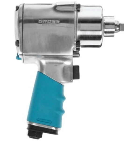 Гайковерт пневматический ударный Gross G1260,1/2', Twin Haммer, 813Нм, 7000 об/мин