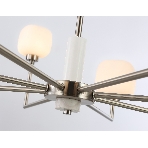 Люстра Ambrella light LH53003/8 SN/FR сатин никель/белый матовый G9*8 max 40W D830*680, фото4