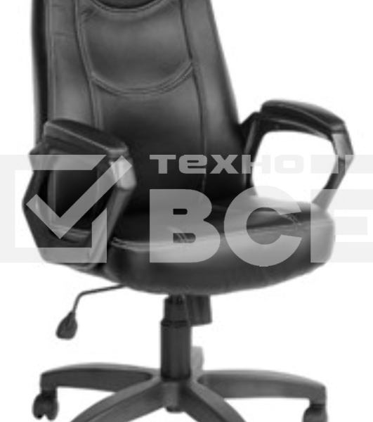 Кресло компьютерное OLSS АМИГО 511 экокожа черный крестовина 