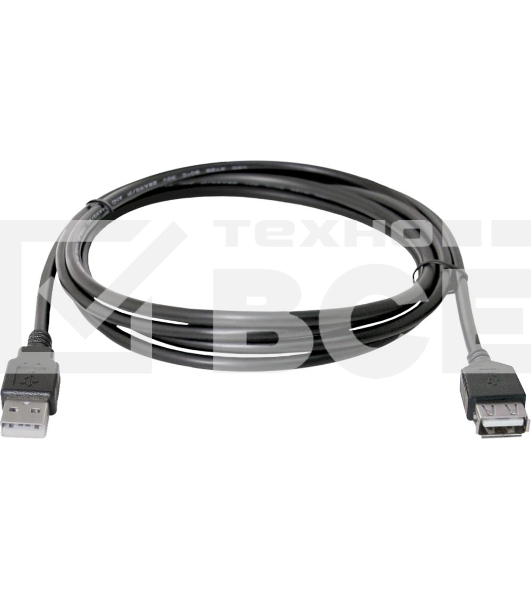 Кабель USB Defender USB02-17 USB2.0 AM-AF, 5.0м (87454)