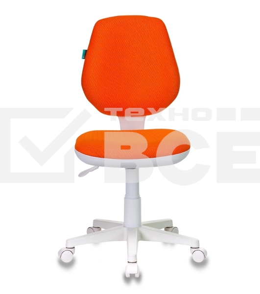 Кресло детское Бюрократ CH-W213/TW-96-1 оранжевый TW-96-1 (пластик белый)
