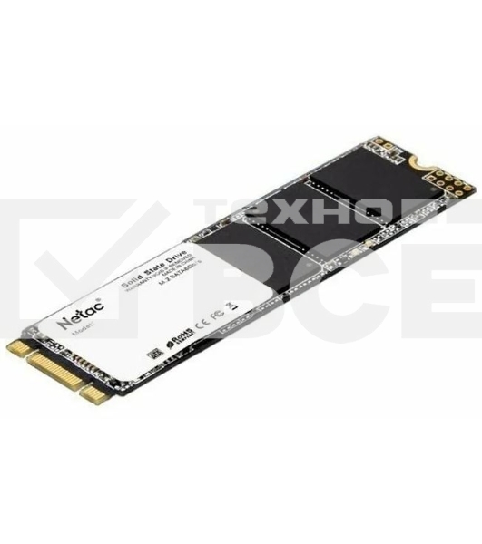 Накопитель SSD Netac N535N, 2TB, M.2 2280, SATA-III, R/W 545/500