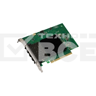 Сетевая карта Intel E810-XXVDA4, 4xSFP28 ports, 25GbE, PCI-E x16 gen3/gen4, iWARP/RoCEv2, IEEE 1588 PTP, ADQ, iSCSI, NFS, VMDq. PCI-SIG* SR-IOV Capable