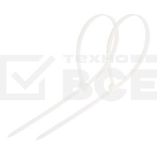 Хомут кабельный 3.6х300 нейл. бел. (уп.100шт) PROCONNECT 57-0300