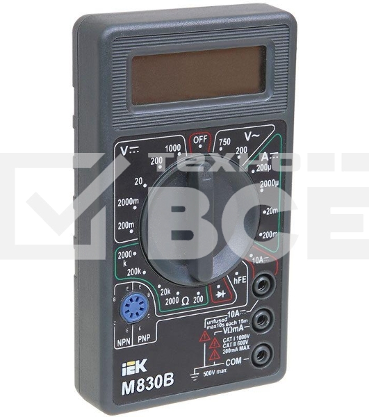 Мультиметр Iek TMD-2B-830 цифровойUniversal M830B IEK