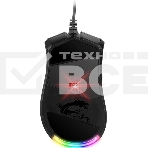 Мышь проводная MSI Clutch GM50 черный, 7200 dpi, USB, кнопки - 6, фото3