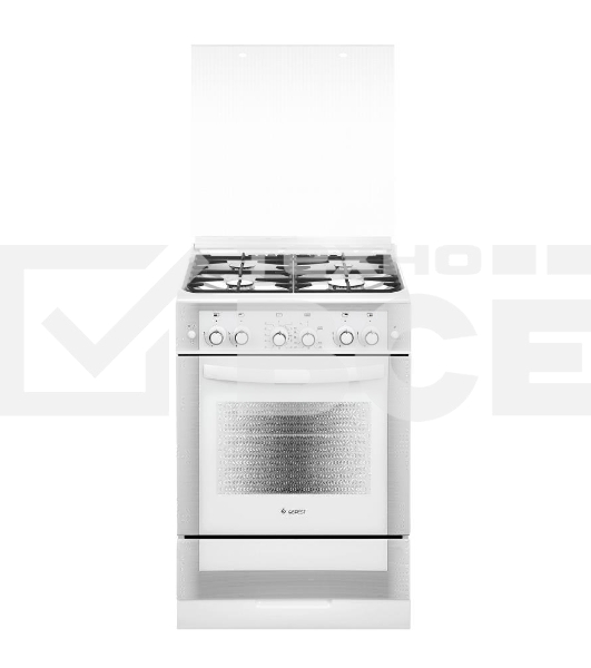 Плита газовая Gefest ПГ 6300-02 0040 белый, конфорок 4 шт, духовка 52 л, 60 см x 85 см x 60 см