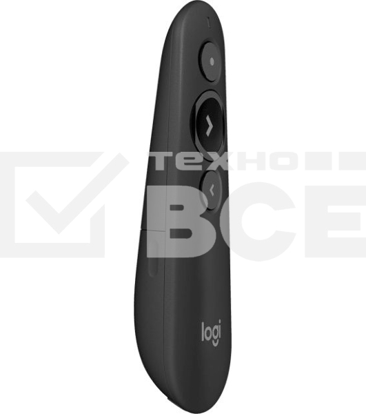 Презентер Logitech R500s Graphite черный, Bluetooth + 2.4 GHz, USB-ресивер , 3 программируемых кнопки, лазерная указка