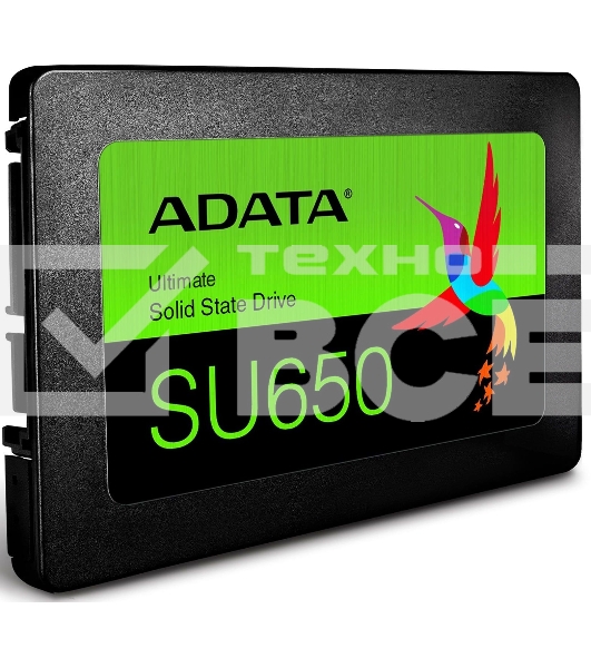 Накопитель SSD ADATA SU650, 256Gb, SATA III, 2.5