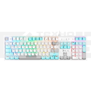 Клавиатура проводная A4Tech Bloody S510N USB белый