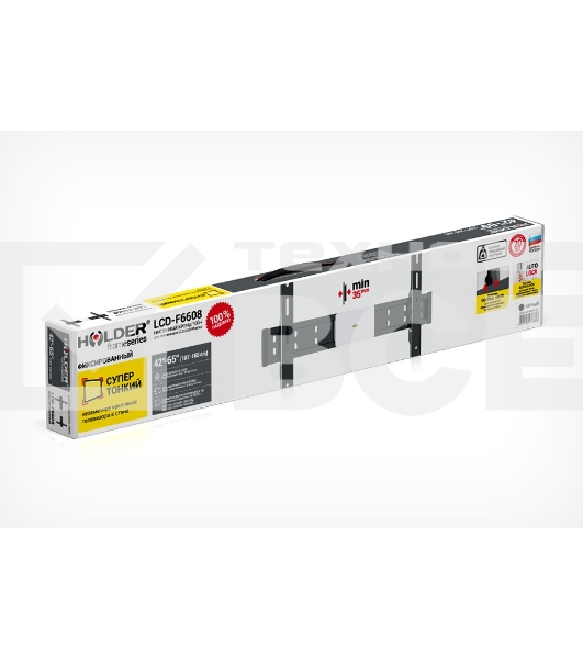 Кронштейн для телевизора Holder LCD-F6608 черный 42