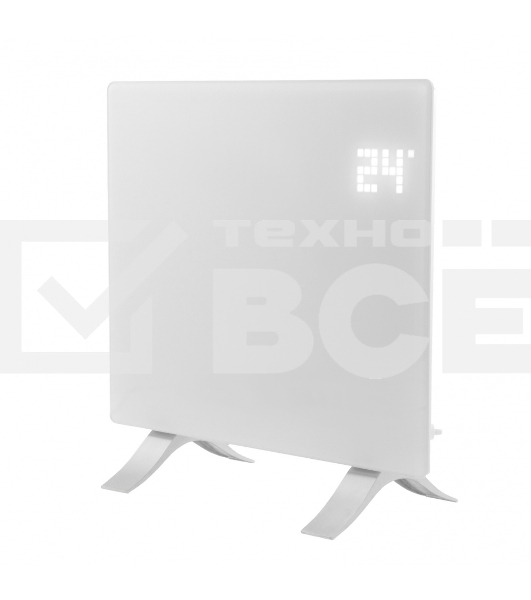 Конвектор Denzel OptiPrime-1000 белый, 1000 Вт, 15 м2, термостат, дисплей, WiFi