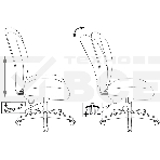 Кресло детское Бюрократ KD-W10/26-29-1 оранжевый 26-29-1 (пластик белый), фото8