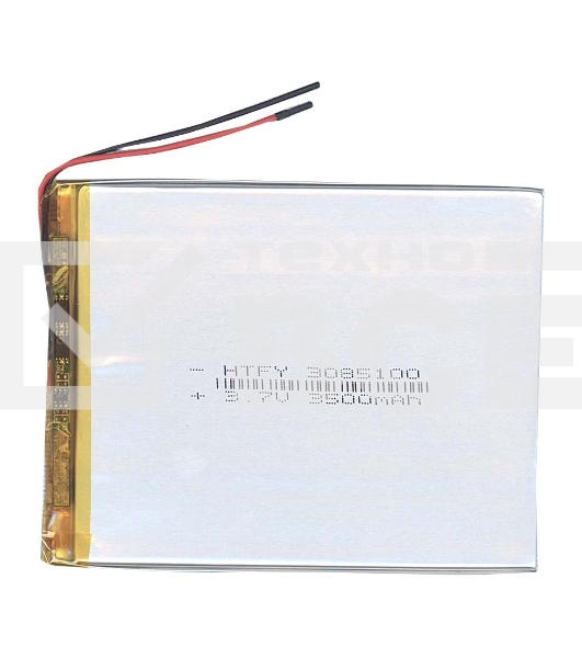 Аккумулятор Li-Pol (батарея) 3*85*100мм 2pin 3.7V/3500mAh
