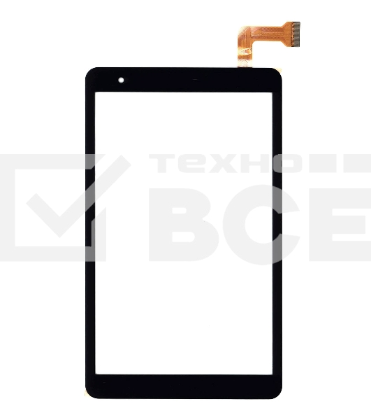 Сенсорное стекло (тачскрин) DEXP Ursus S180i Kid's, черное