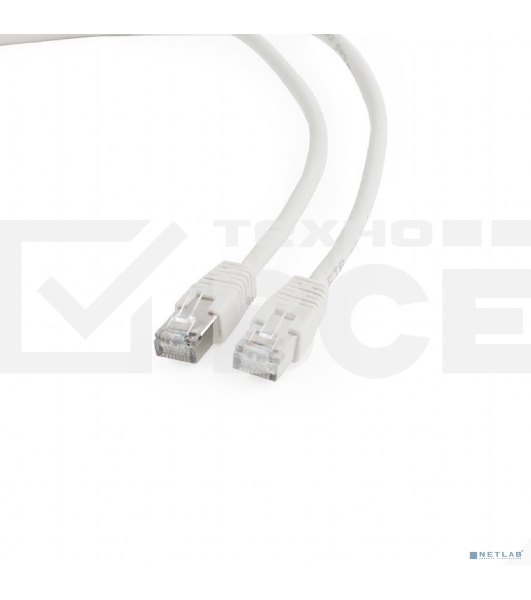 Патч-корд FTP Cablexpert кат.6, 10м, литой, многожильный (серый)