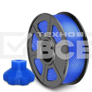 Филамент NVPRINT PETG Blue для 3D печати диаметр 1.75мм длина 330 метров масса 1 кг