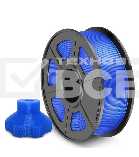 Филамент NVPRINT PETG Blue для 3D печати диаметр 1.75мм длина 330 метров масса 1 кг