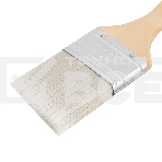 Кисть плоская для лаков 'Евро' 2', искусственная щетина, деревянная рукоятка MTX, фото3