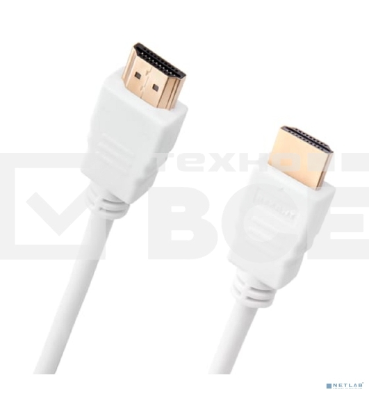 Кабель Rexant HDMI - HDMI 1.4, 1.5 м Gold белый