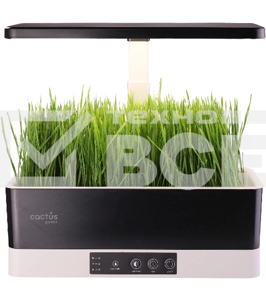 Гидропонная установка Cactus Garden 3.0л 24Вт черный (CS-LEDPOT-11)