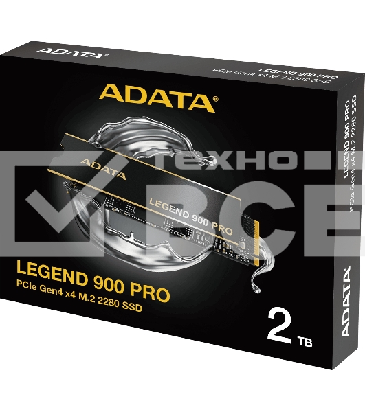 Твердотельный накопитель ADATA SSD LEGEND 900 PRO, 2000GB, M.2(22x80mm), NVMe 1.4, PCIe 4.0 x4, 3D NAND, R/W 7400/6500MB/s, IOPs н.д./н.д., TBW 1200, DWPD 0.3 (5 лет)