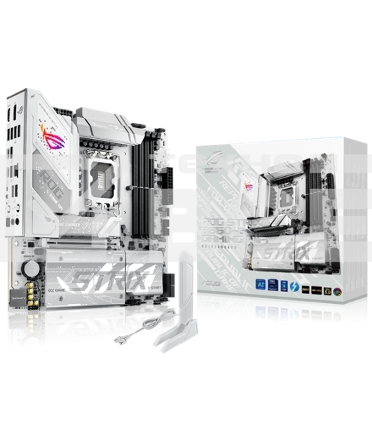 Материнская плата ASUS ROG STRIX B860-G GAMING WIFI, LGA 1851, Intel B860, 4xDDR5, 4xSATA, 4xM.2, 1xPCIe 5.0 x16, 1xDP, 1xHDMI, 1xThunderbolt 4, 1x 2.5Gb LAN, 1xUSB-C 20Gbps, 1xUSB-A 10Gbps, 3xUSB-A 5Gbps, 4xUSB-A 2.0, 2x3.5 мм, 7.1, mATX