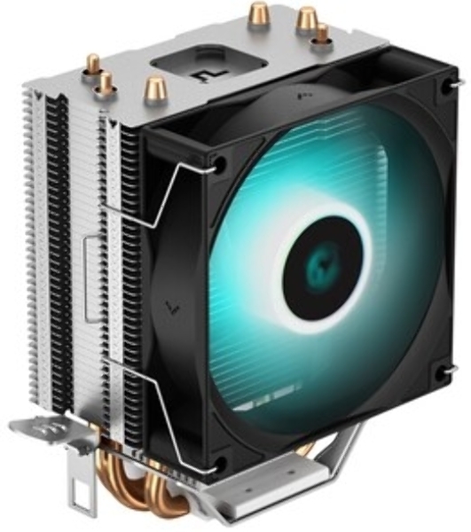 Кулер для процессора DEEPCOOL AG300 LED, 92 мм, алюминий/медь, 3050 об/мин, 30.5 дБ, 4 pin, 150 Вт, 129 мм