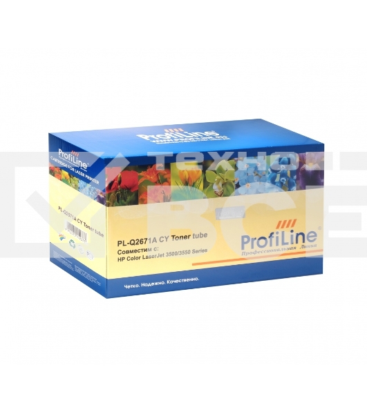 Картридж лазерный PL-Q2671A для принтеров HP CLJ 3500/3500N/3550/3550N Cyan 4000 копий ProfiLine