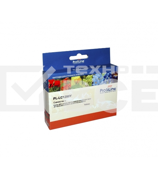Картридж струйный для принтеров Brother LC1280Y MFC-J6510DW/6710DW/6910DW 18 мл Yellow ProfiLine
