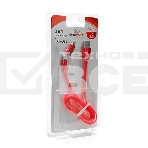 Кабель USB 2.0 Cablexpert CC-mAPUSB2pk1m, AM/microBM 5P - iPhone lightning, 1м, комбо кабель, алюминиевые разъемы, розовый, блистер, фото11