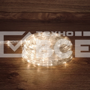 Дюралайт LED, свечение с динамикой (3W), 24 LED/м, ТЕПЛЫЙ БЕЛЫЙ, 6м