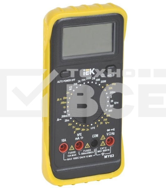 Мультиметр Iek TMD-5S-063 цифровойProfessional MY63 IEK