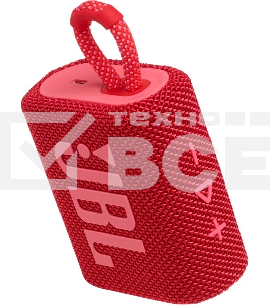 Портативная акустика JBL GO 3, красный