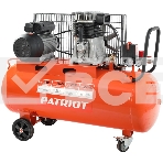 Компрессор поршневой Patriot PTR 100-440I масляный 440л/мин 100л 2200Вт оранжевый, фото 1