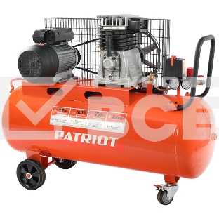 Компрессор поршневой Patriot PTR 100-440I масляный 440л/мин 100л 2200Вт оранжевый
