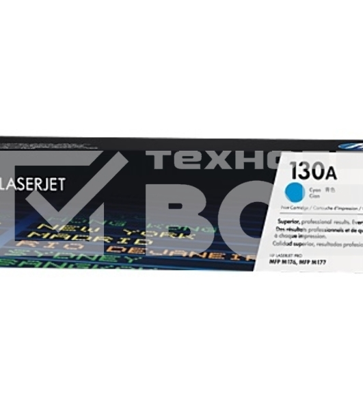 Тонер Картридж HP 130A CF351A голубой для HP M153/M176/M177