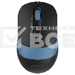 Мышь беспроводная A4Tech Fstyler FB10C черный/синий, 2000 dpi, радиоканал, Bluetooth, USB, кнопки - 4, фото2