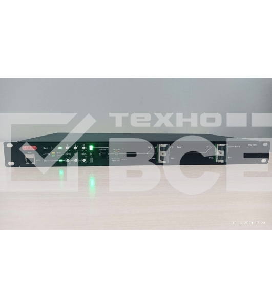 Автоматический ввод резерва Elemy ATS-1203/16/S/E/DO, 1U, 220B, 16A, Ethernet, Digital Output, in (2) C20, out (1) C19 (6) C13